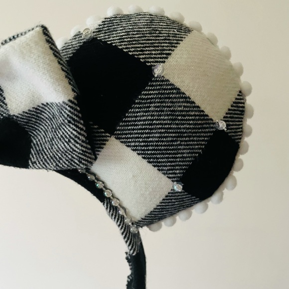 Plaid fall ears, mouse ears, - Picture 4 of 5